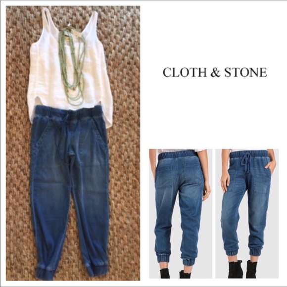 Anthropologie Pants - 🆕Anthropologie Cloth & Stone Pocket Joggers. NWOT